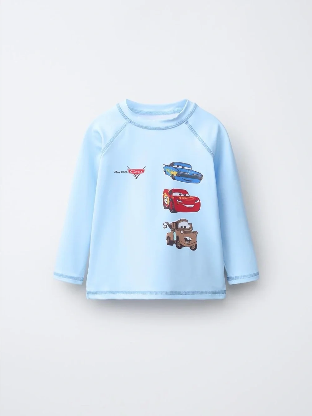 ZARA CARS LIGHTNING MCQUEEN DISNEY SWIM T-SHIRT